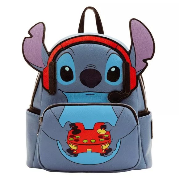 Loungefly Handbags - Loungefly Disney Lilo and Stitch Gamer Stitch Mini Backpack Exclusive